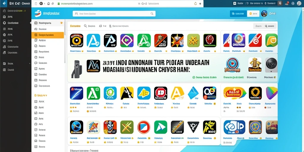 Gambaran permainan dengan banyak tantangan dan rintangan.