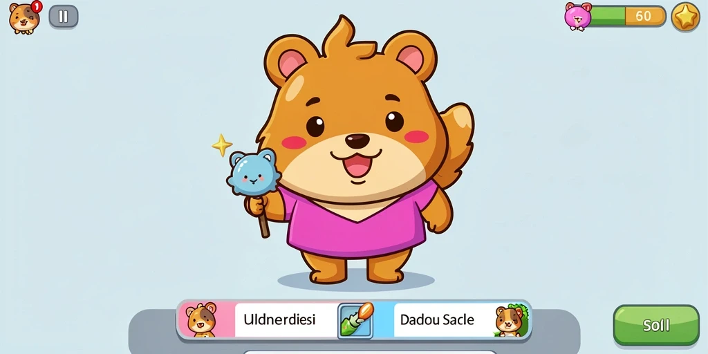 Contoh pertempuran seru di dalam game.