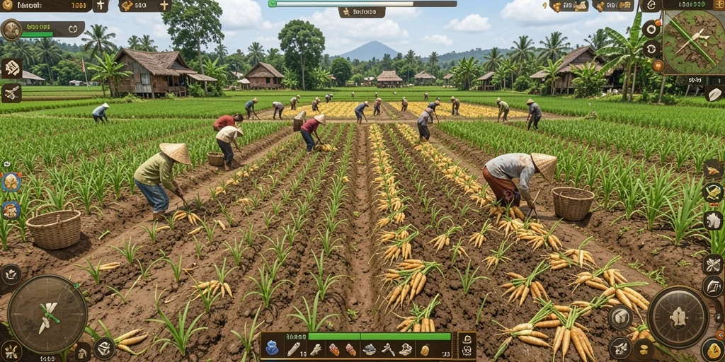 Fitur sosial yang memungkinkan interaksi antar pemain.